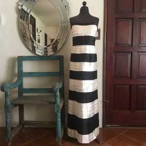 BCBG STRAPLESS FLOOR LENGTH GOWN